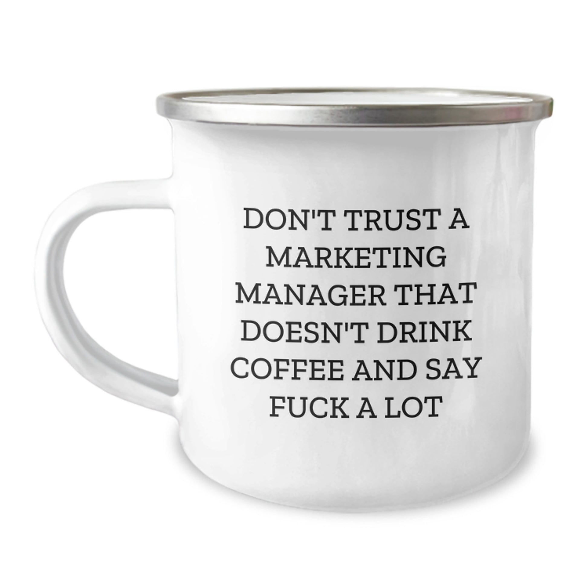 Marketing Manager Gifts for Men Funny Graduation Unique Gifts from Dad Friends Family Stainless Steel Camping Mug - Image 1