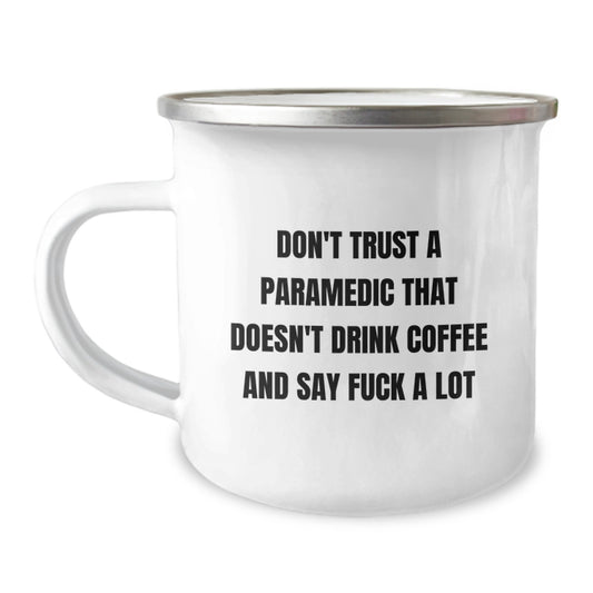 Funny Rescue Worker Camping Mug Gifts from Friends for Graduation Unique Coffee Lovers - Image 1