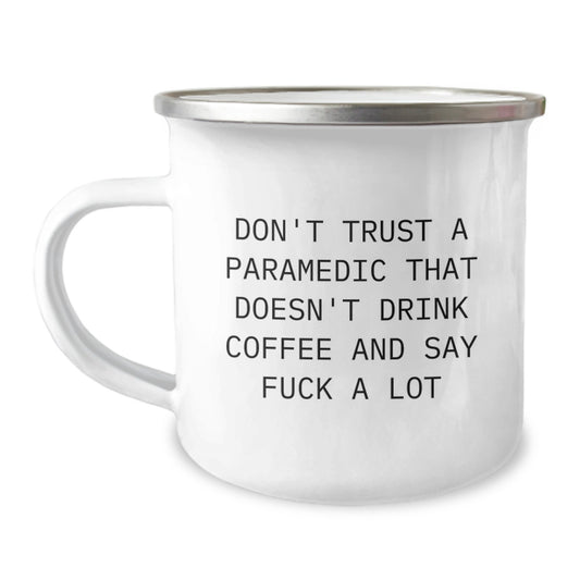 Funny Rescue Worker Gifts for Men, Unique Camping Mug for Rescue Worker Graduation, Coffee Lovers Quote - Image 1