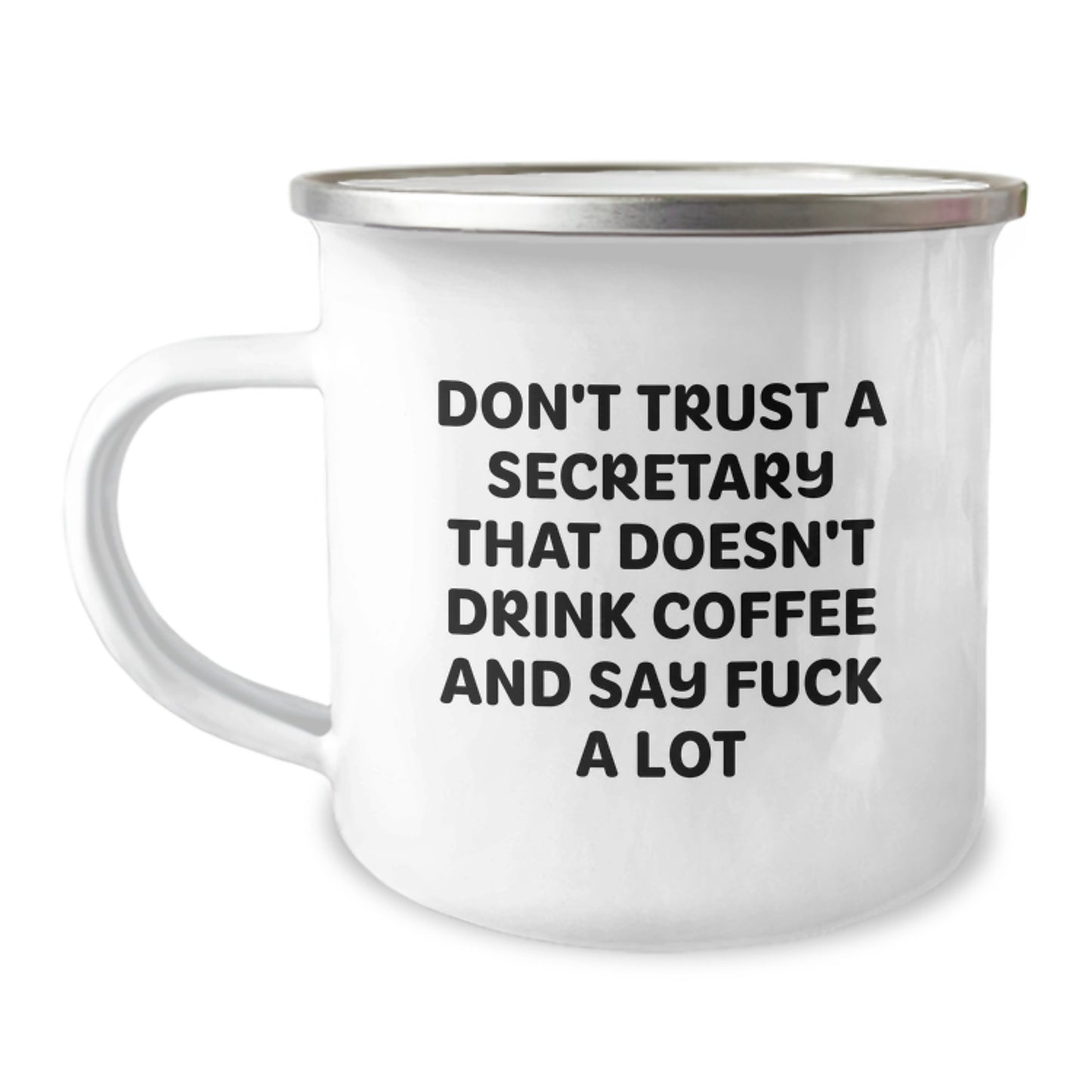 Funny Secretary Gifts for Secretary - Inappropriate Humor Camping Mug for Men - Funny Coffee Mug for Secretary Friends - Graduation Unique Gifts from Friends - Image 1