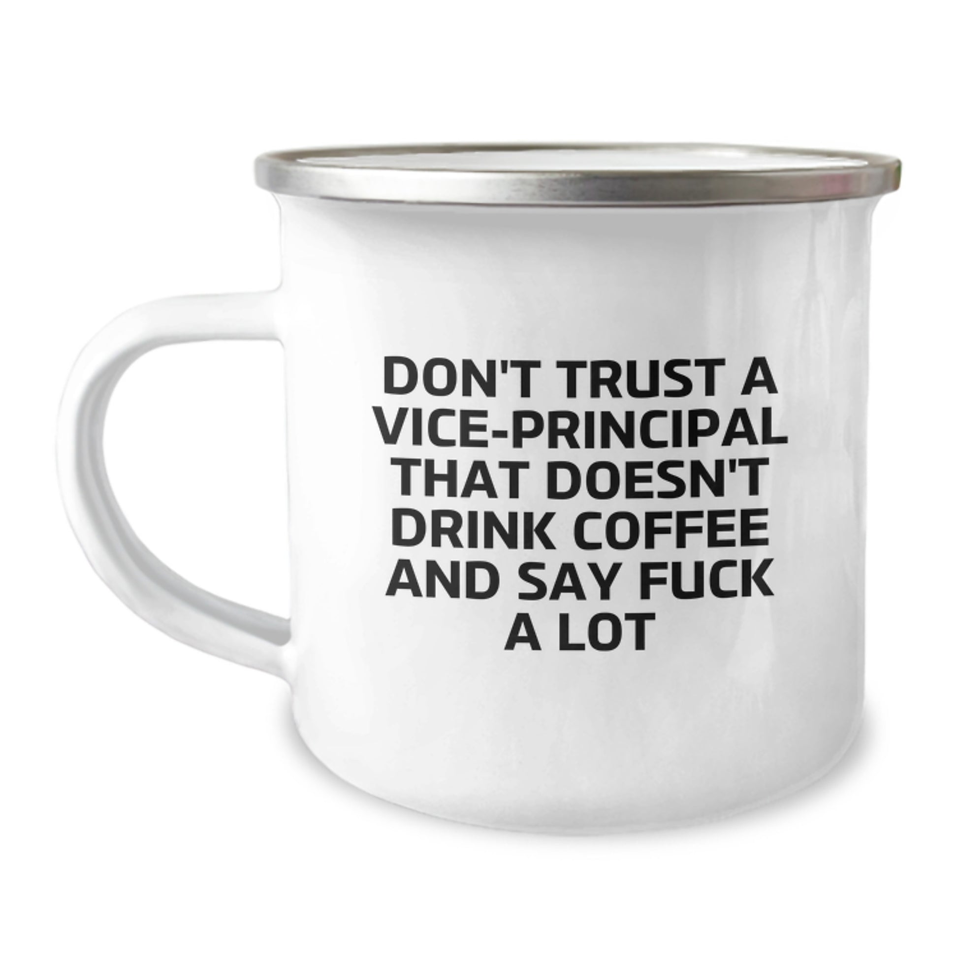 Funny Vice-Principal Gifts for Men, Vice-Principal Unique Gifts from Friends, Vice-Principal Camping Mug with Funny Quote - Image 1