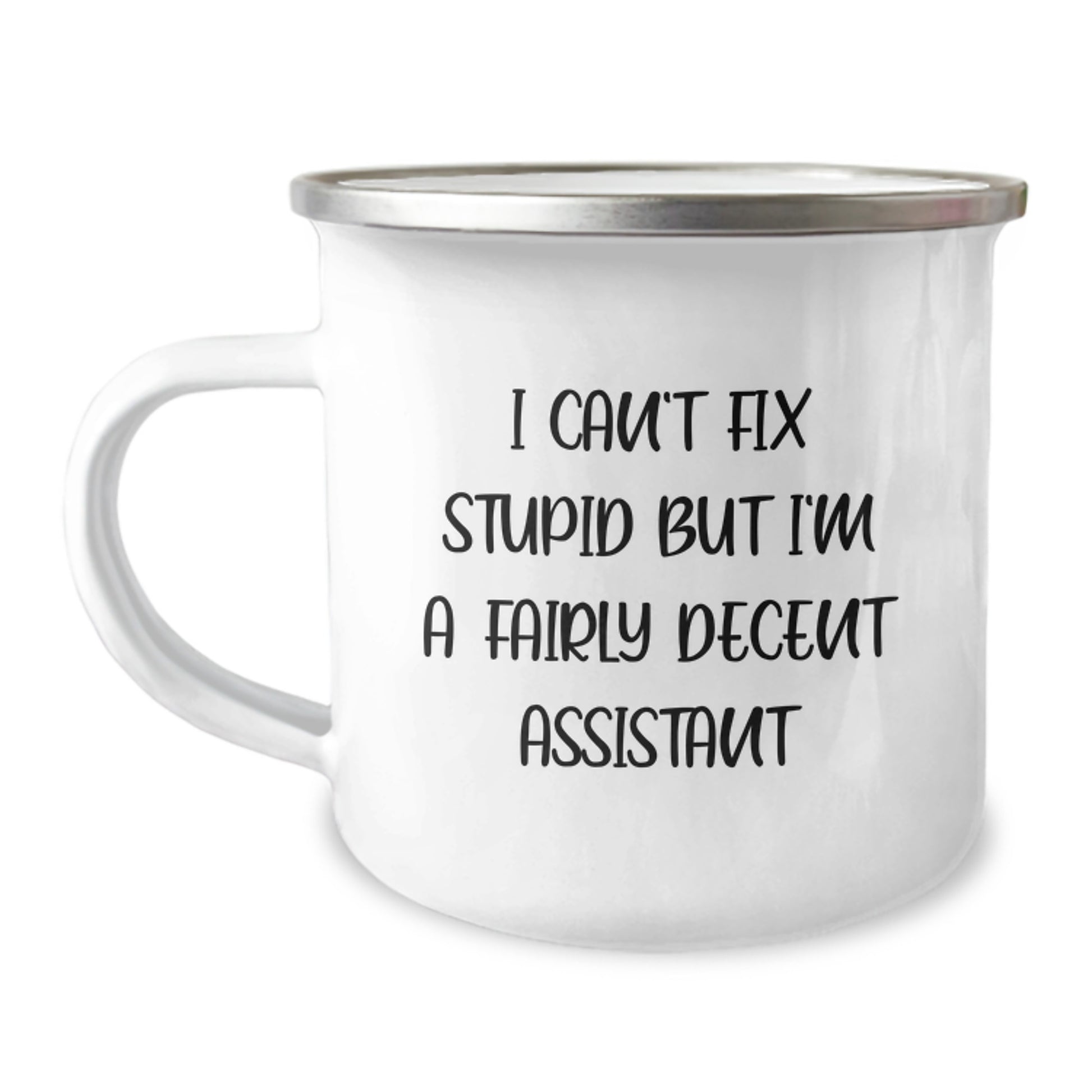Funny Assistant Gifts from Friends, I Can't Fix Stupid But I'm A Fairly Decent Assistant Graduation Unique Gifts for Assistant - Image 1