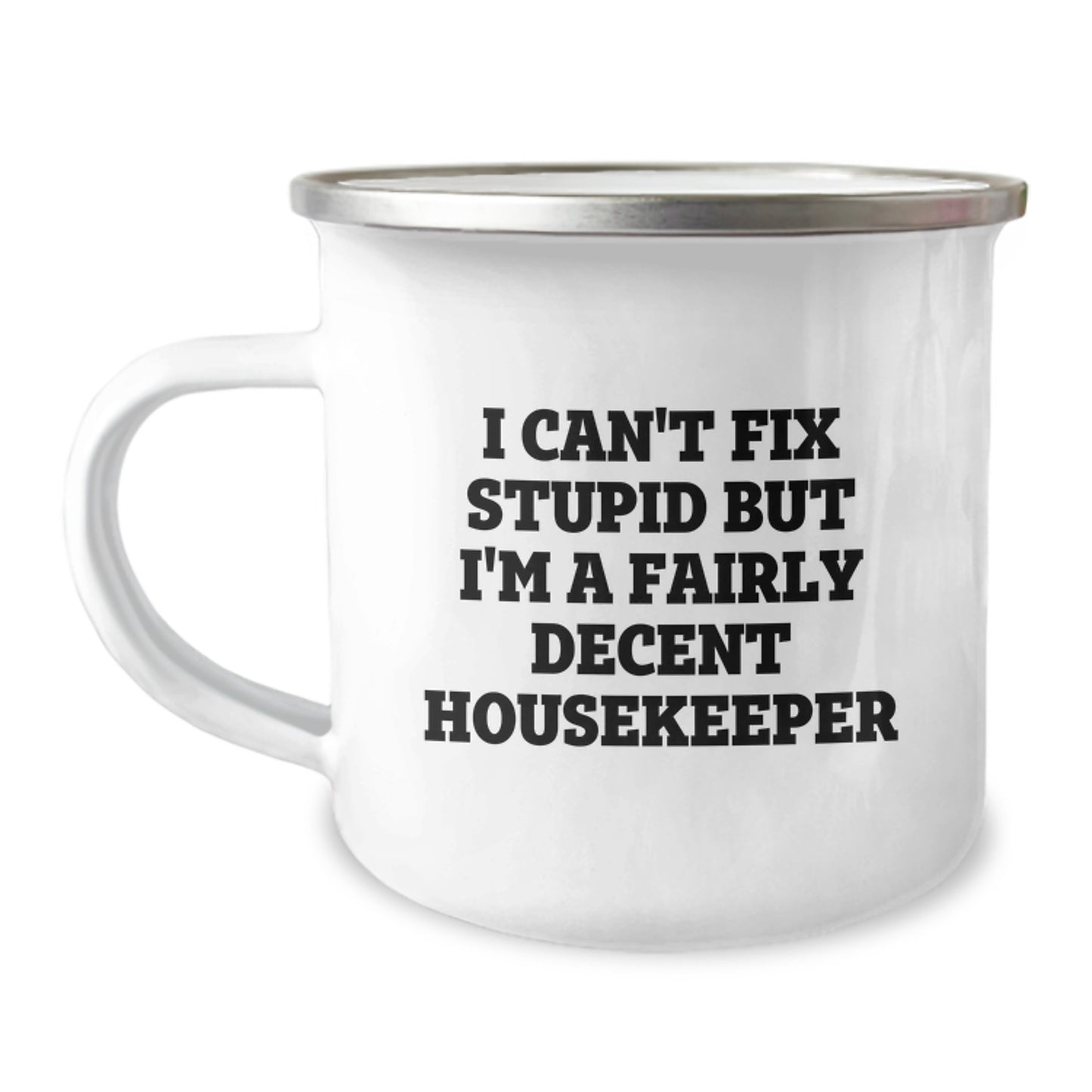 Housekeeper Keepsake Camping Mug for Him Graduation Gift - Image 1