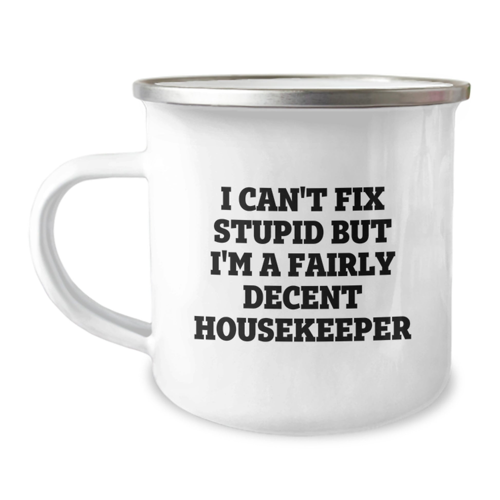 Housekeeper Keepsake Camping Mug for Him Graduation Gift - Image 1