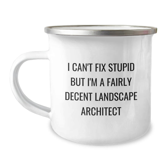 Landscape Architect Funny Camping Mug Gifts from Friends and Family - Valentine's Unique - Image 1