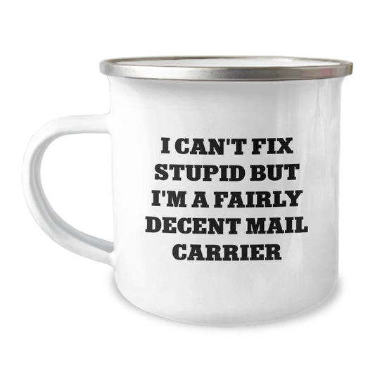Funny Mail Carrier Gifts for Men Women Friends Coworkers - Inspirational Camping Mug - Gifts from Family to Mail Carrier on Graduation Unique - Image 1