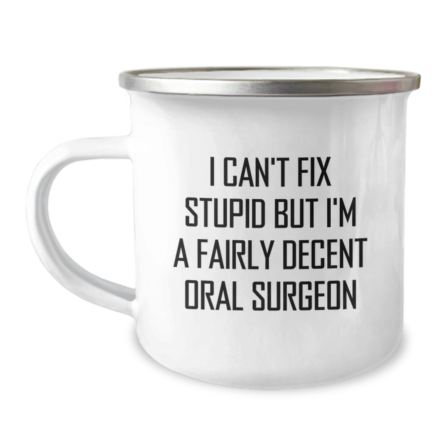 Funny Gifts for Oral Surgeon Friends from Men - Unique Camping Mug for Graduation Unique Gifts - Image 1