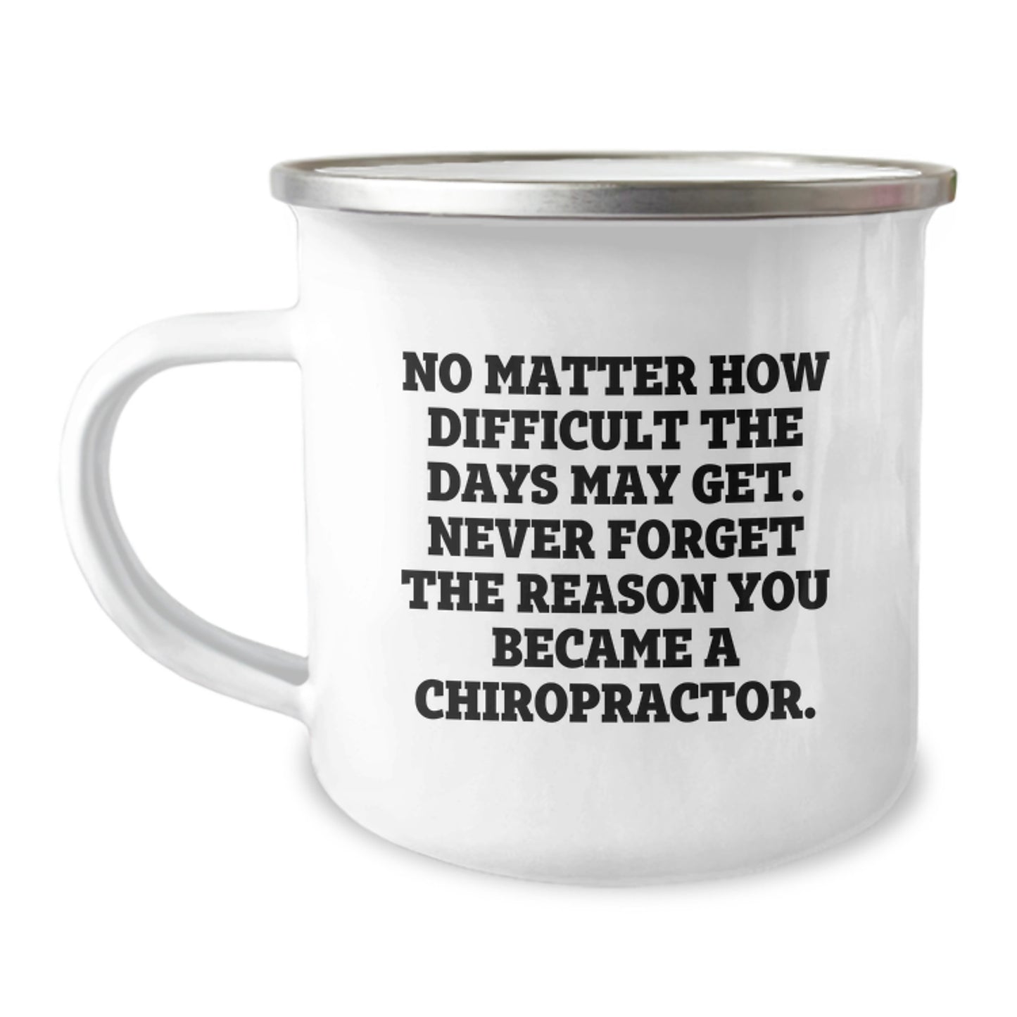 Graduation Unique Gifts for Chiropractor Friends and Family - Inspirational Camping Mug Gifts from Men and Women with Funny Quote about Chiropractor - Image 1