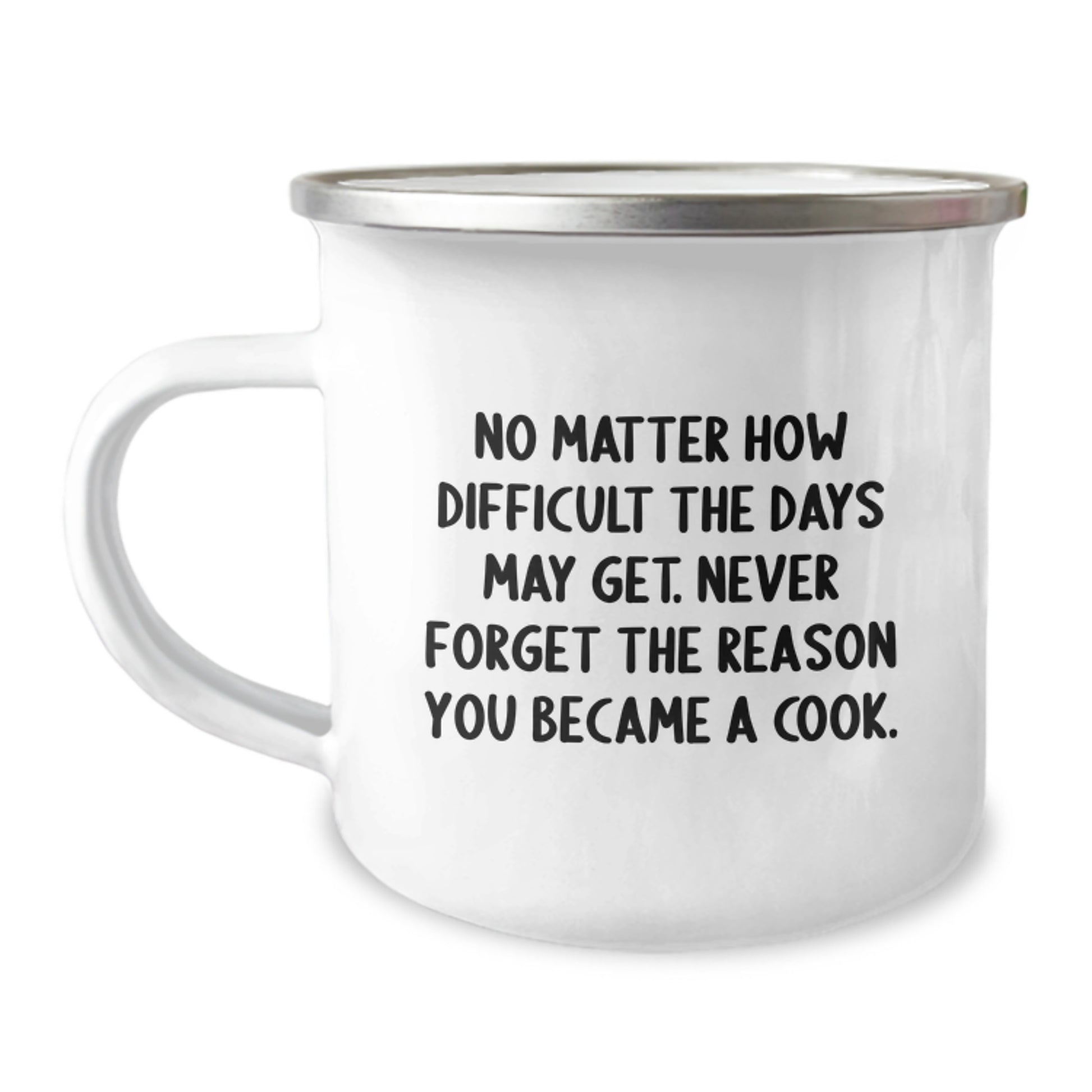 Funny Inspirational Quote Cook Gifts for Men from Family - Camping Mug for Graduation Unique Gifts - Image 1