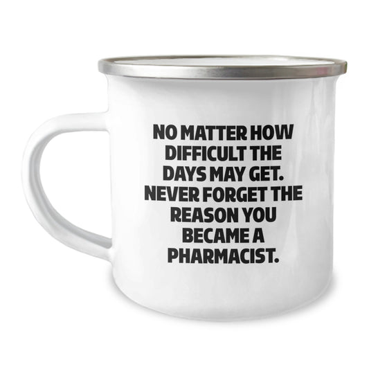 Pharmacist Graduation Unique Gifts from Family - Inspirational quote - Camping Mug for Men - Image 1