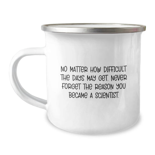 Funny Scientist Camping Mug Gifts from Family for Graduation Unique Scientist Friends - Image 1