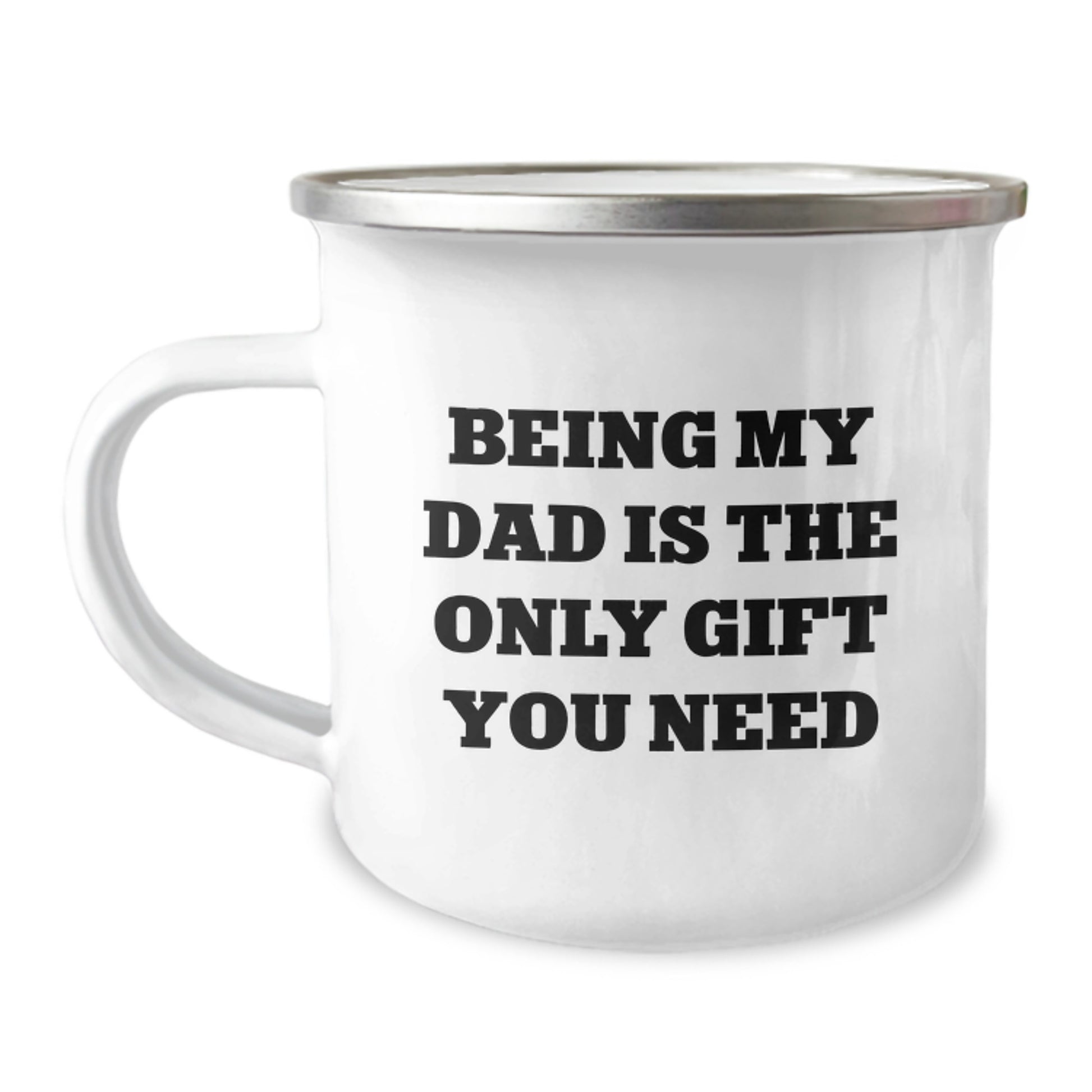Funny Dad Camping Mug for Graduation Gifts from Family - Being My Dad - Image 1