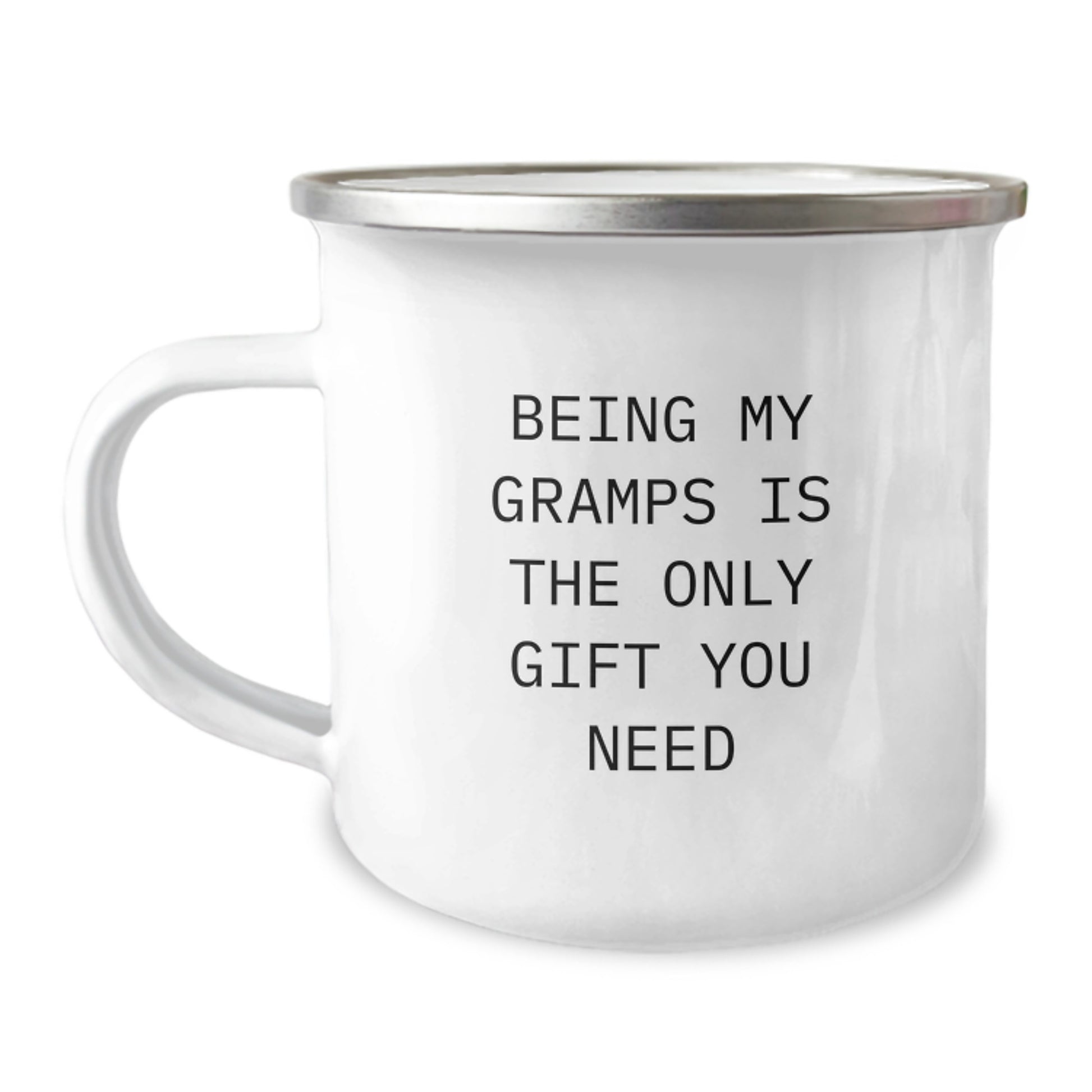 Funny Gramps Gifts for Him-Being My Gramps Is The Only Gift You Need, Unique Graduation Gifts from Family, Funny Camping Mug for Dad, Gramps - Image 1