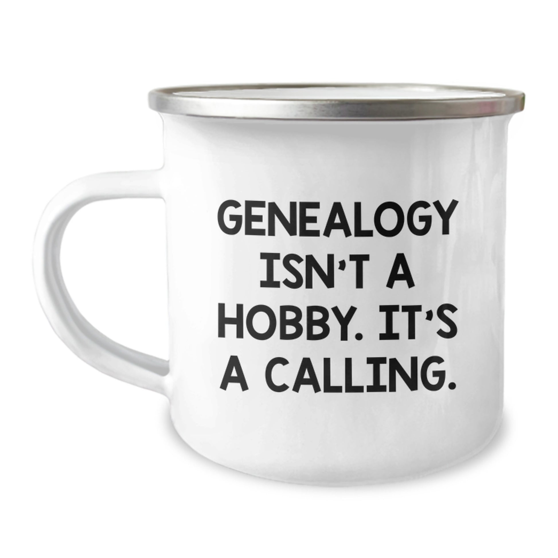 Genealogy Enthusiast Gifts from Friends for Graduation Unique Finds Camping Mug - Image 1