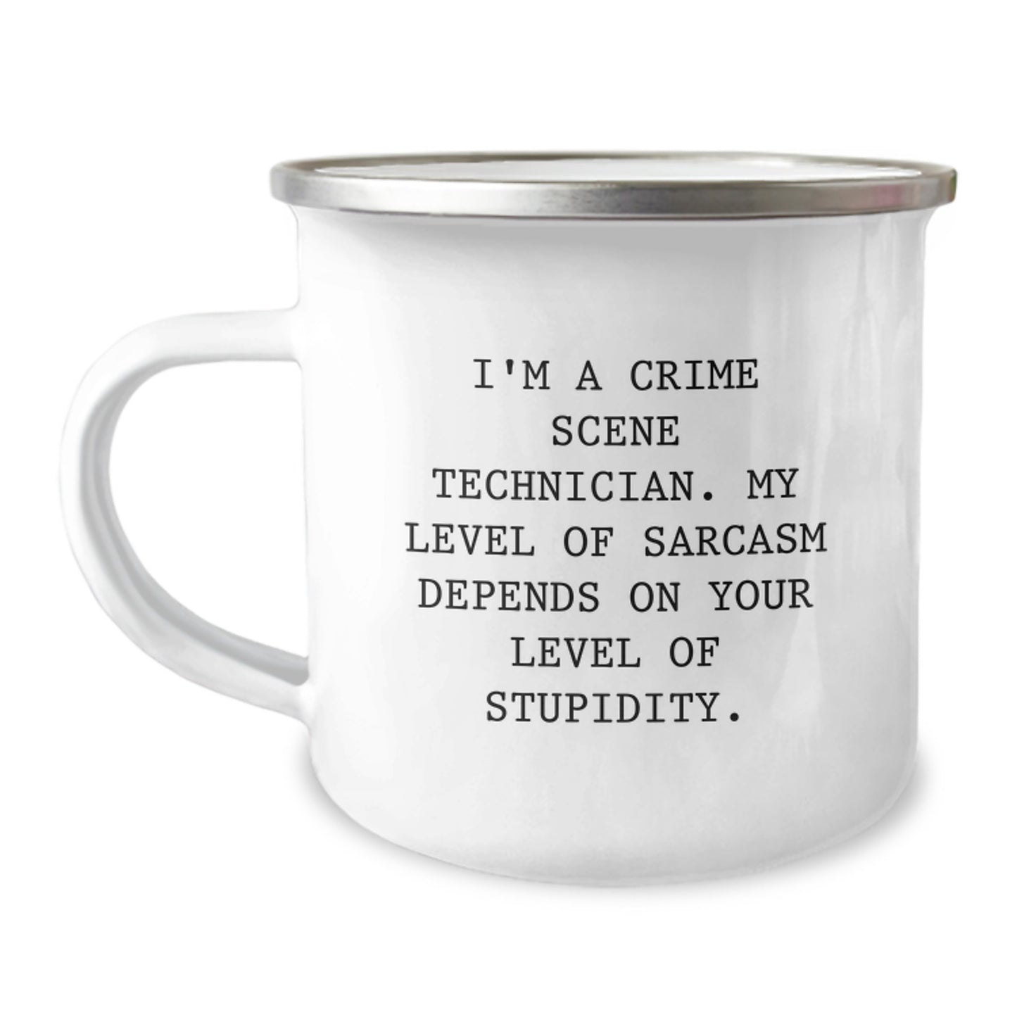 Crime Scene Technician Keepsake Camping Mug for Him Graduation Gift - Image 1