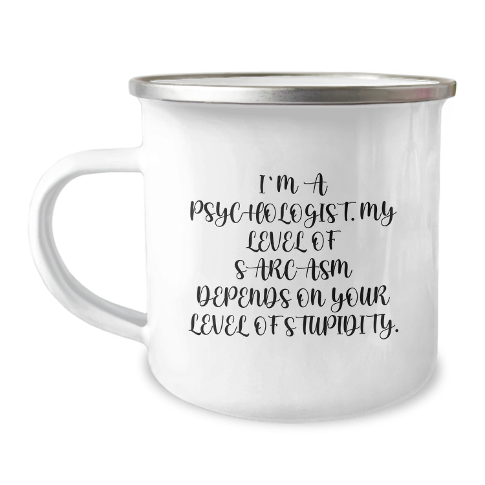 Funny Psychologist Graduate Student Gifts from Friends, Unique Camping Mug Sarcasm Humor Inspirational for Psychologist Men Women Family Coworkers - Image 1