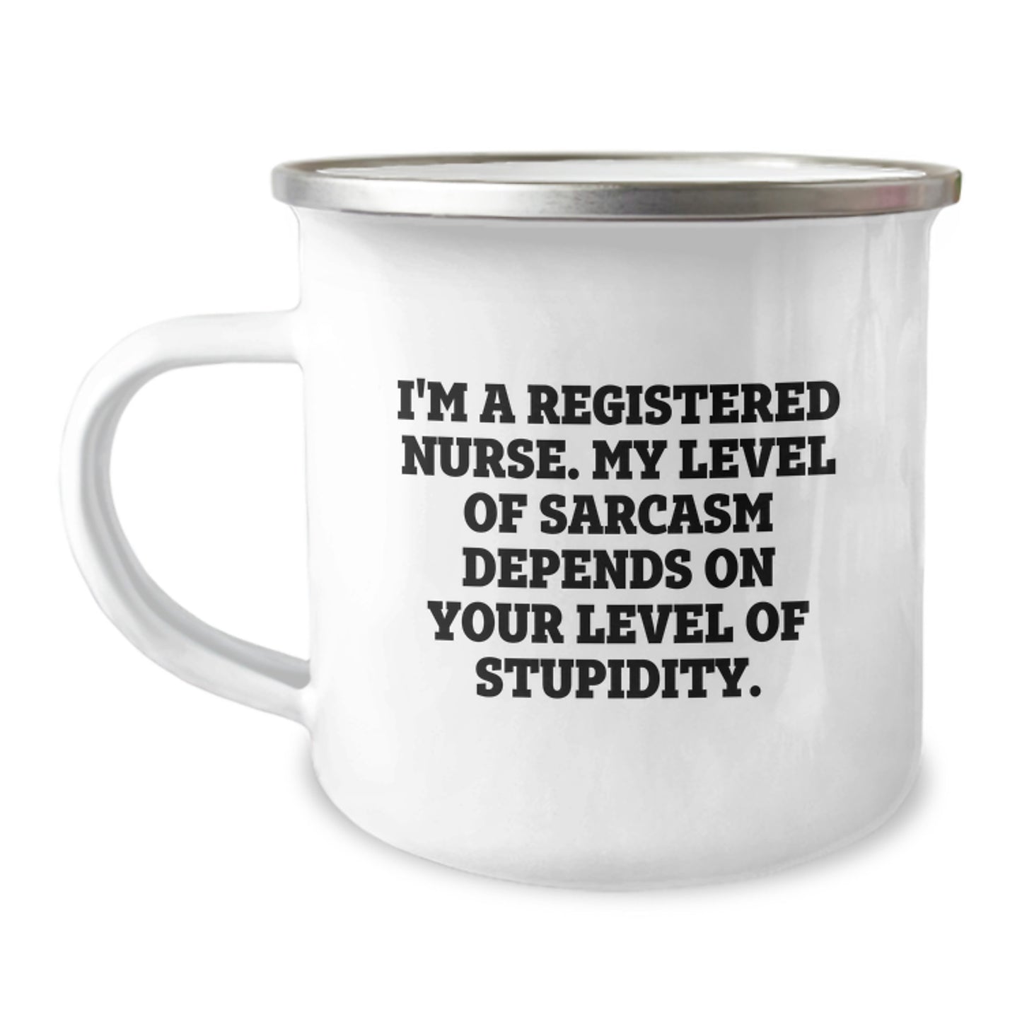 Registered Nurse Keepsake Camping Mug for Him Birthday Gift - Image 1