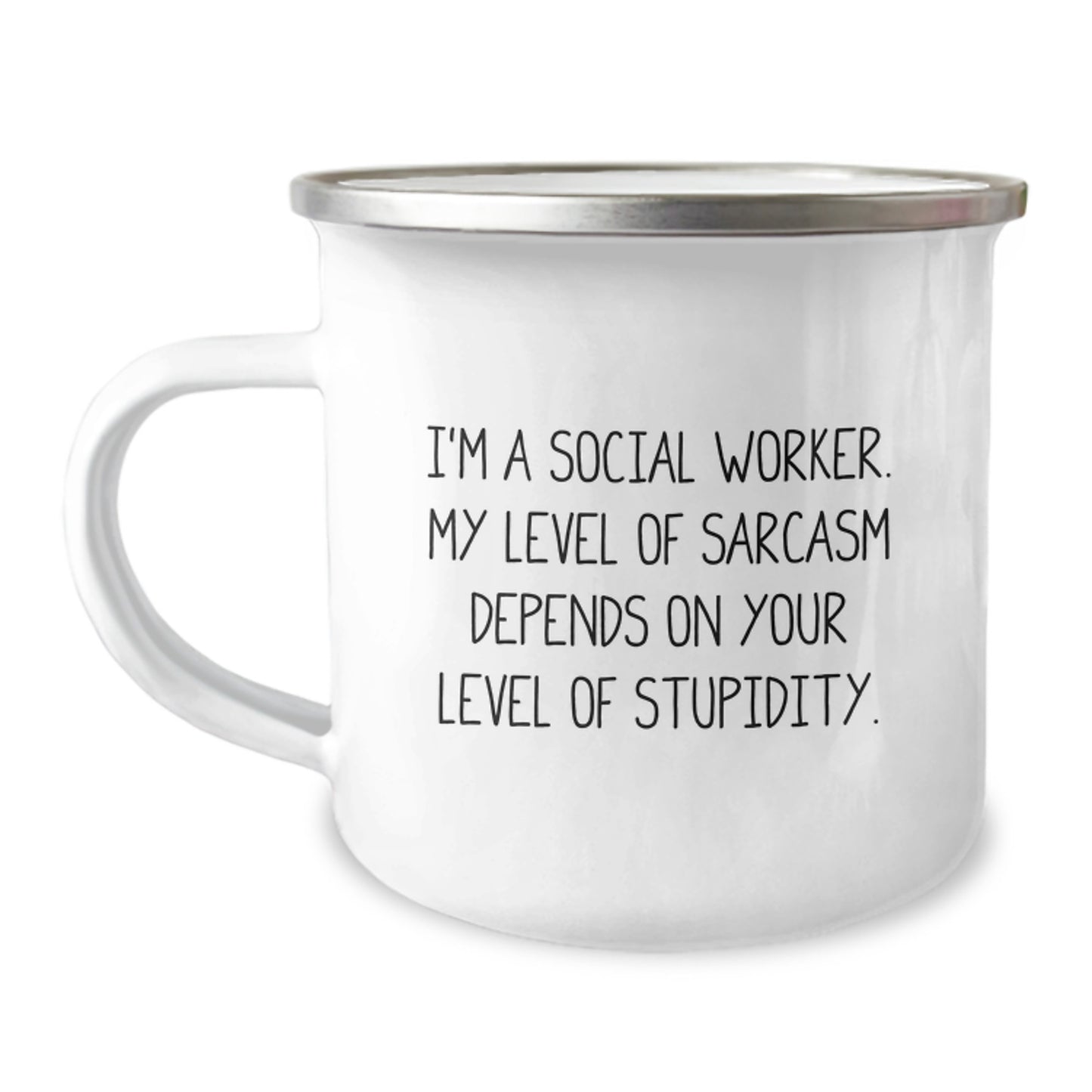 Social Worker Gifts - Funny Camping Mug for Social Worker Men - I'm A Social Worker Gift from Friends and Family - Image 1