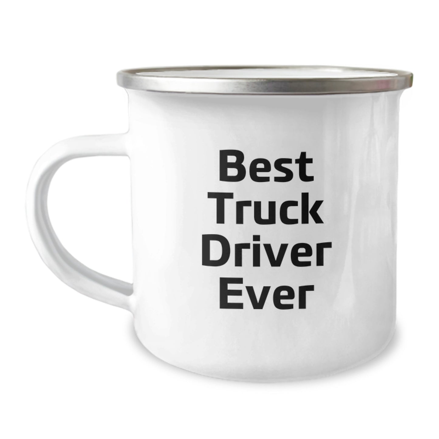 Funny Truck Driver Gifts for Men from Best Truck Driver Ever Camping Mug Stainless Steel with Enamel Finish Christmas Unique Presents - Image 1