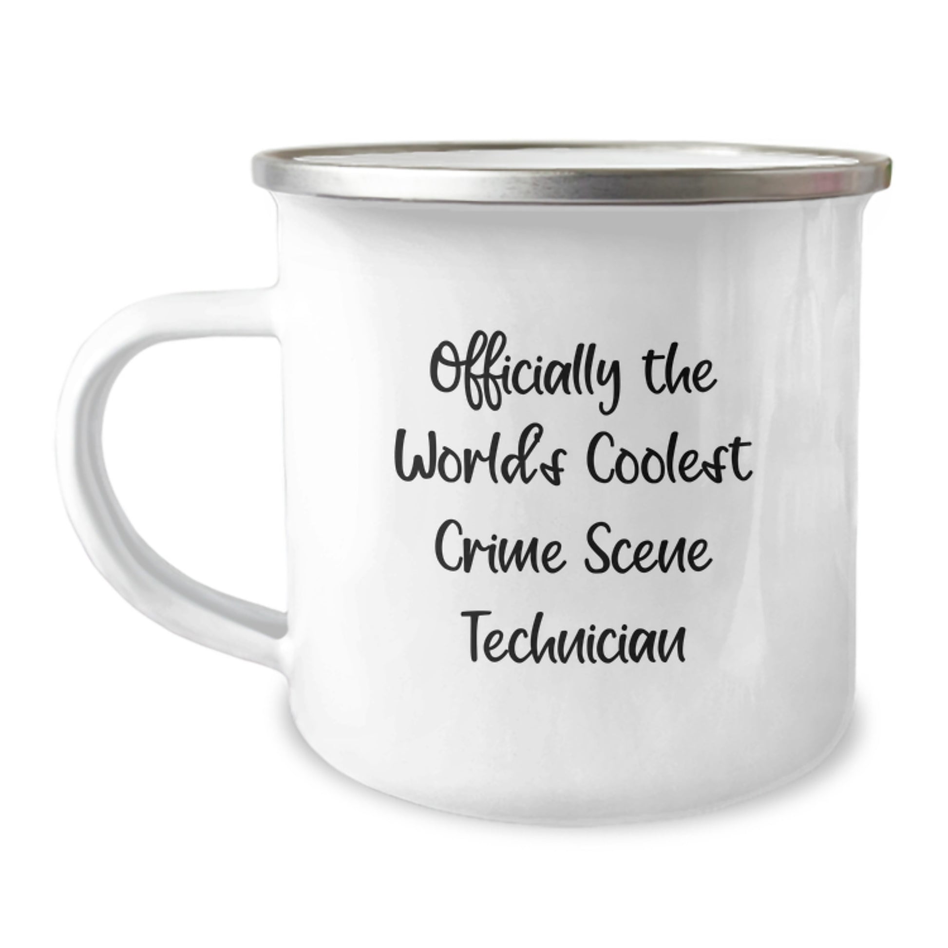 Funny Crime Scene Technician Gifts for Men - Officially The World's Coolest Crime Scene Technician Camping Mug for Graduation Unique Gifts from Family - Image 1