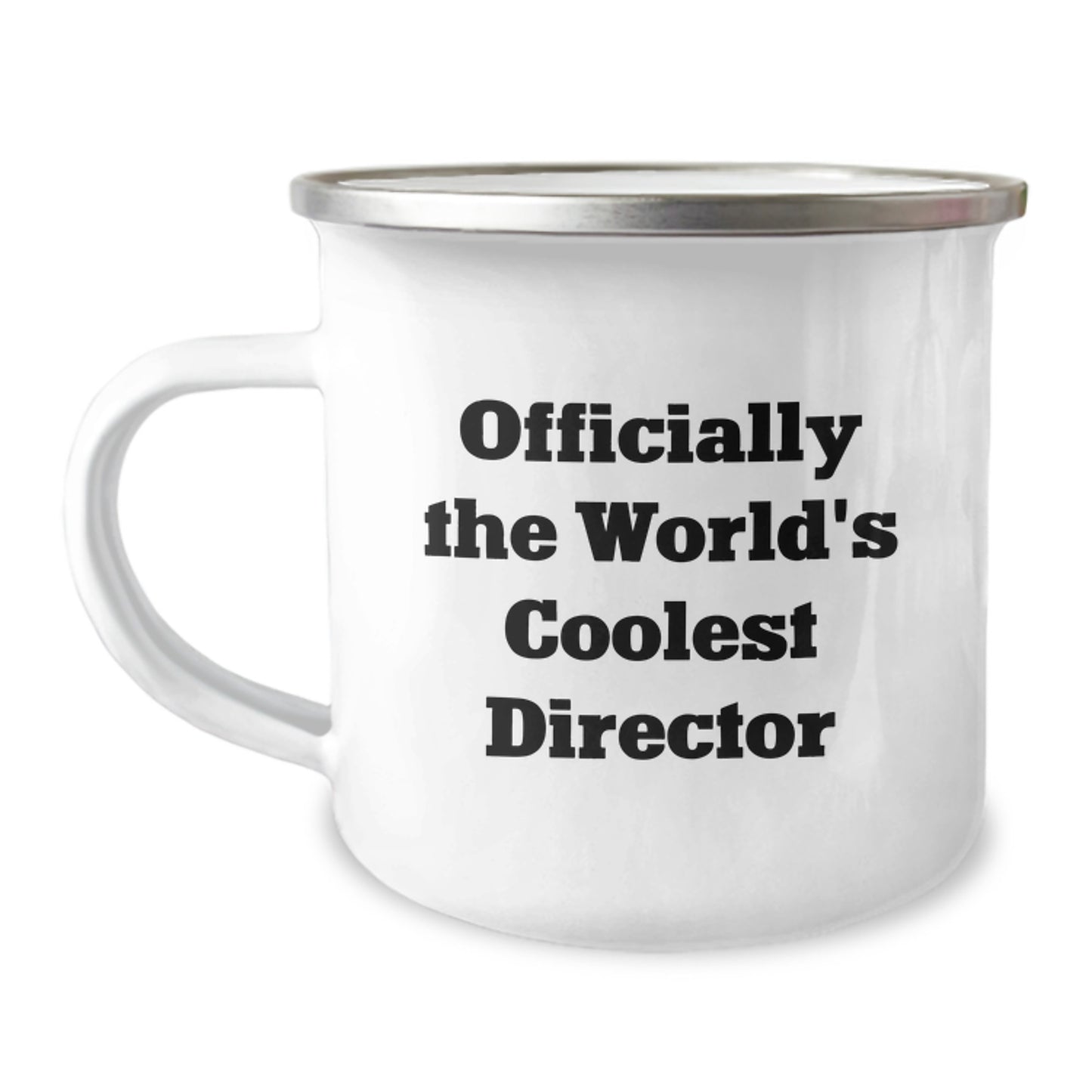 Funny Director Gifts from Friends - Officially The World's Coolest Director Camping Mug for Director, Unique Graduation Unique Gifts for Him - Image 1