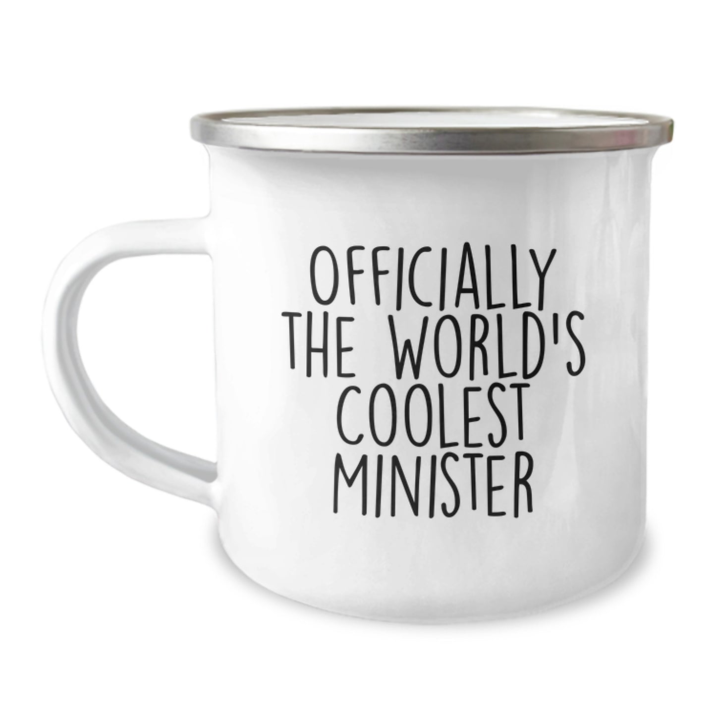 Funny Minister Gifts from Friends for Ministers, World's Coolest Minister Camping Mug, Unique Christmas Unique Gifts for Men - Image 1