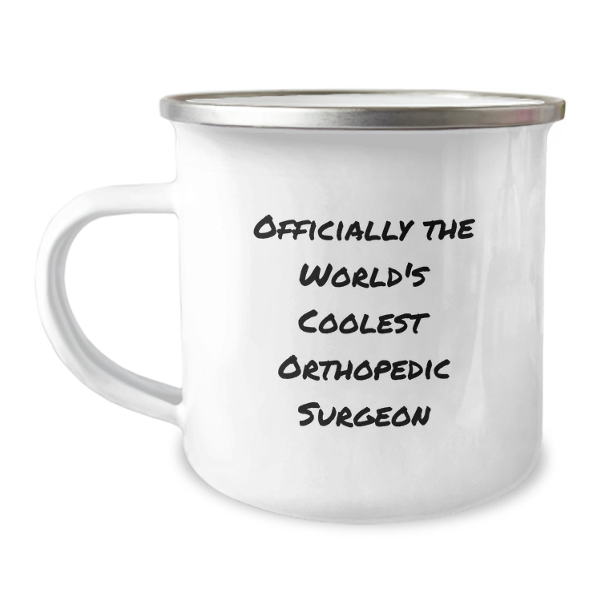 Funny Orthopedic Surgeon Gifts - Officially The World's Coolest Orthopedic Surgeon Camping Mug, Gifts from Friends for Orthopedic Surgeon, Birthday Unique Gifts - Image 1