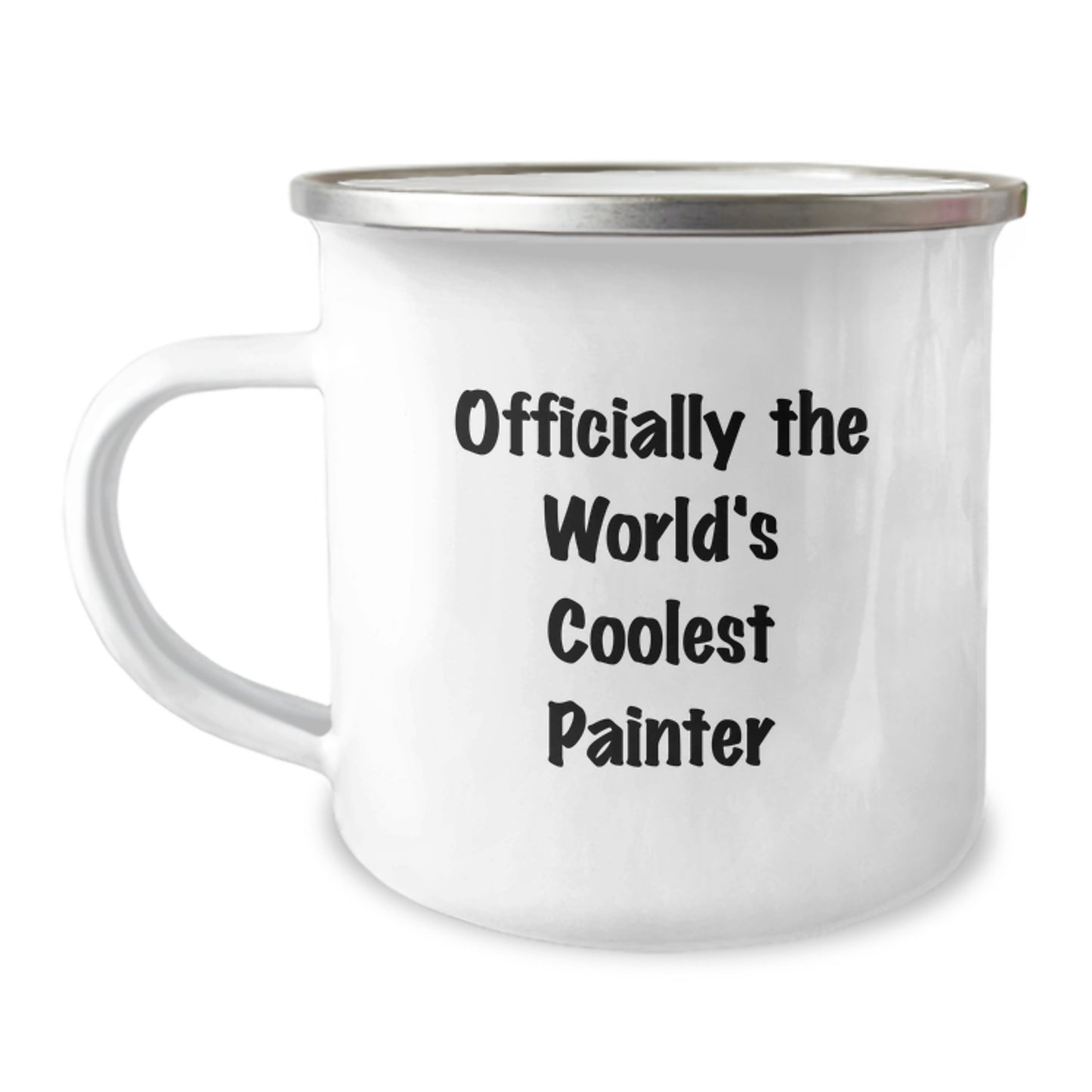 Painter Camping Mug for Him World's Coolest Painter Birthday Gift - Image 1