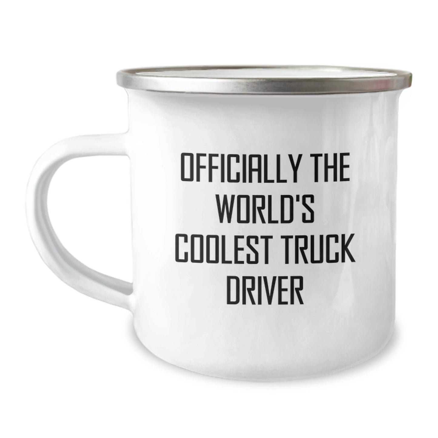 Truck Driver Keepsake Camping Mug for Him Birthday Gift Officially The - Image 1
