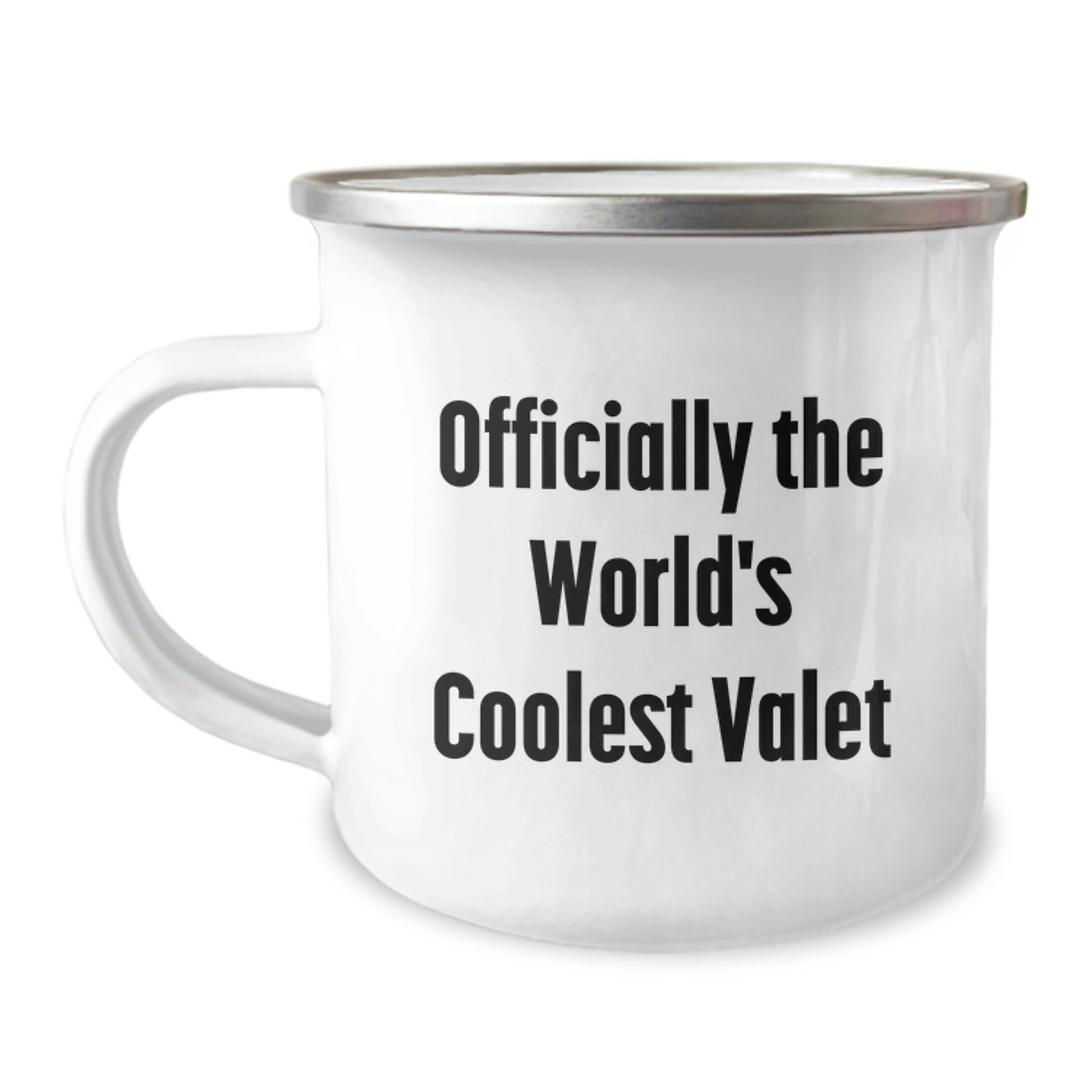 Valet Camping Mug Gifts from Friends, Officially The World's Coolest Valet Quote, Ideal Gift for Valet Graduation - Image 1