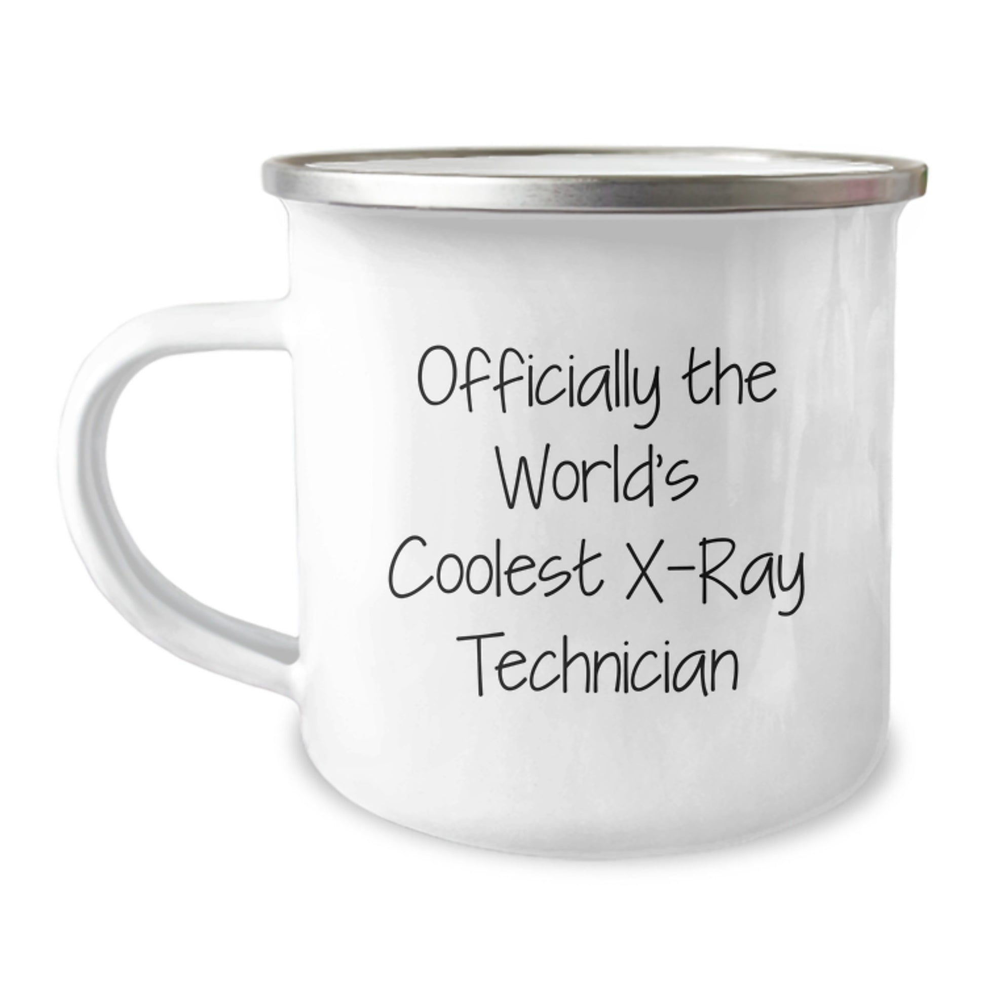 Funny X-Ray Technician Gifts from Friends for Graduation Unique Gifts - 'Officially The World's Coolest X-ray Technician' Camping Mug for Men - Image 1