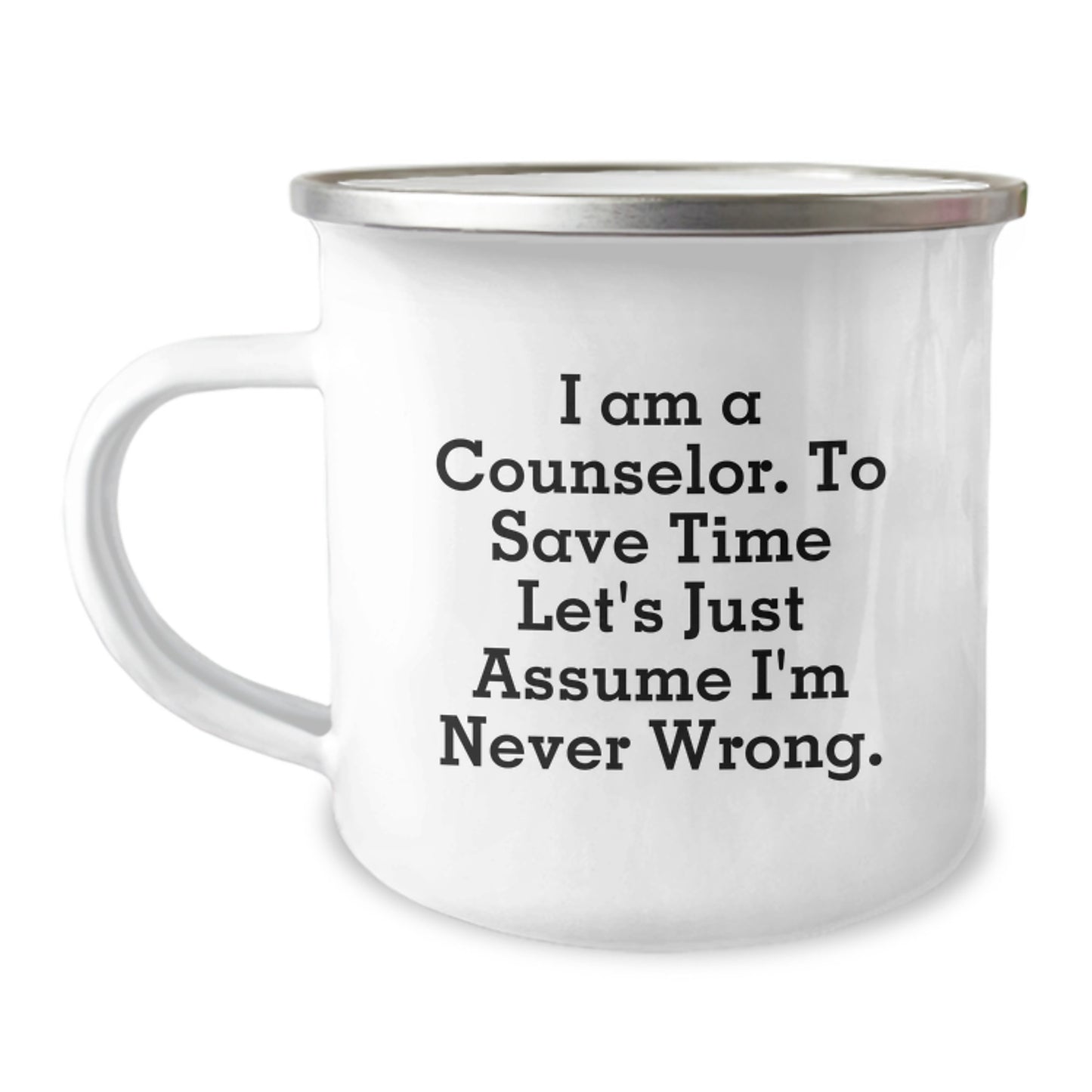 Counselor Keepsake Camping Mug for Him Birthday Gift - Image 1