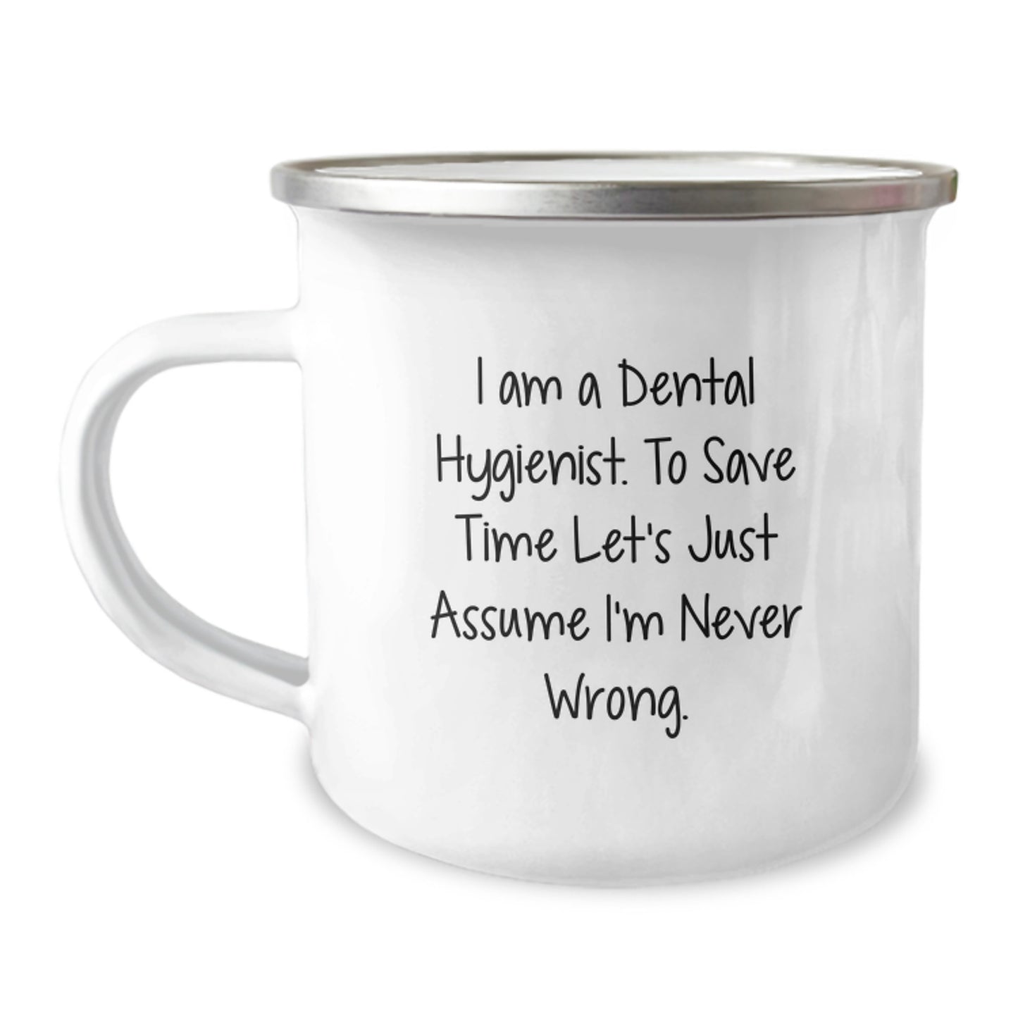Birthday Gift Dental Hygienist Camping Mug for Her Keepsake - Image 1