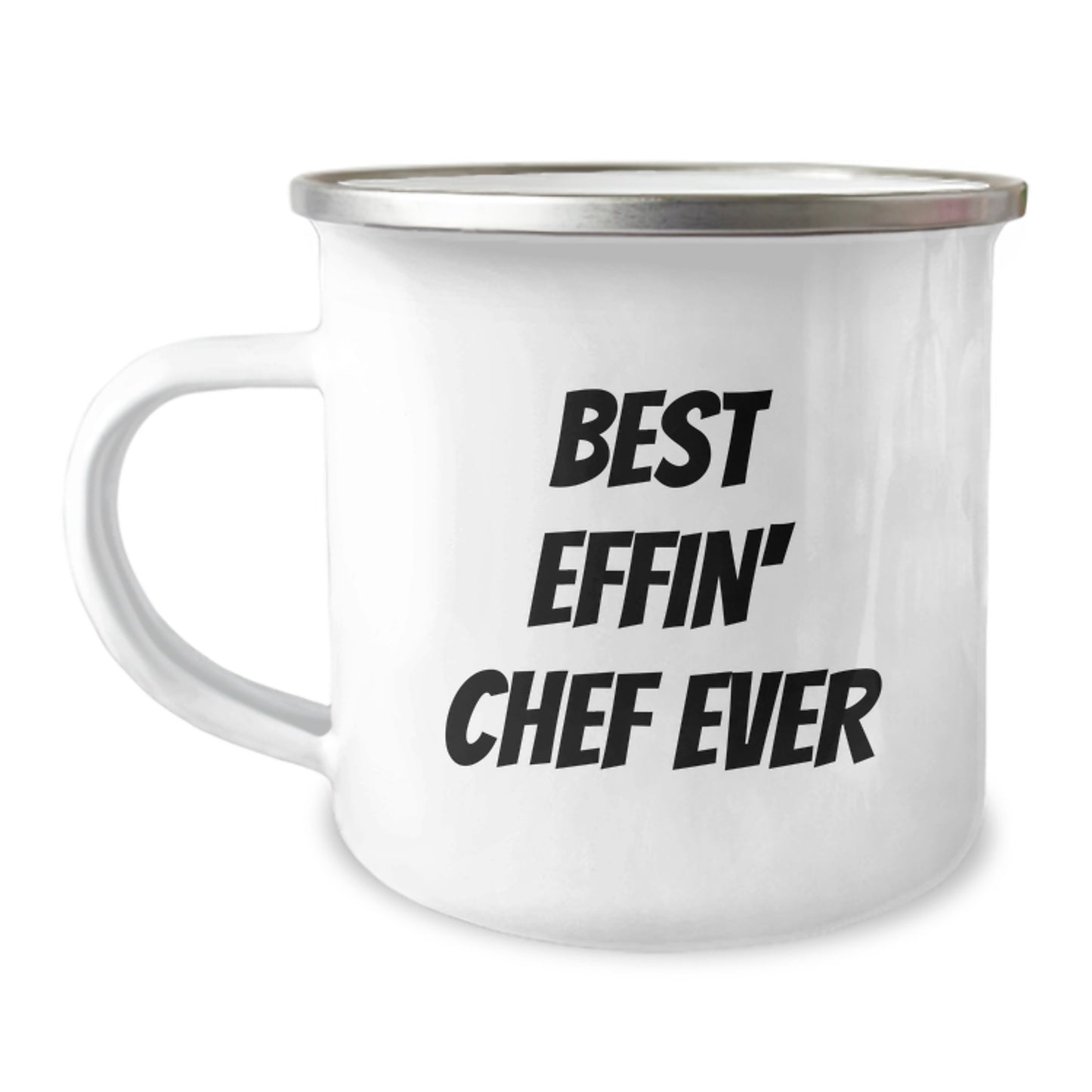 Chef Keepsake Camping Mug for Him Best Effin' Chef Ever Graduation Gift - Image 1