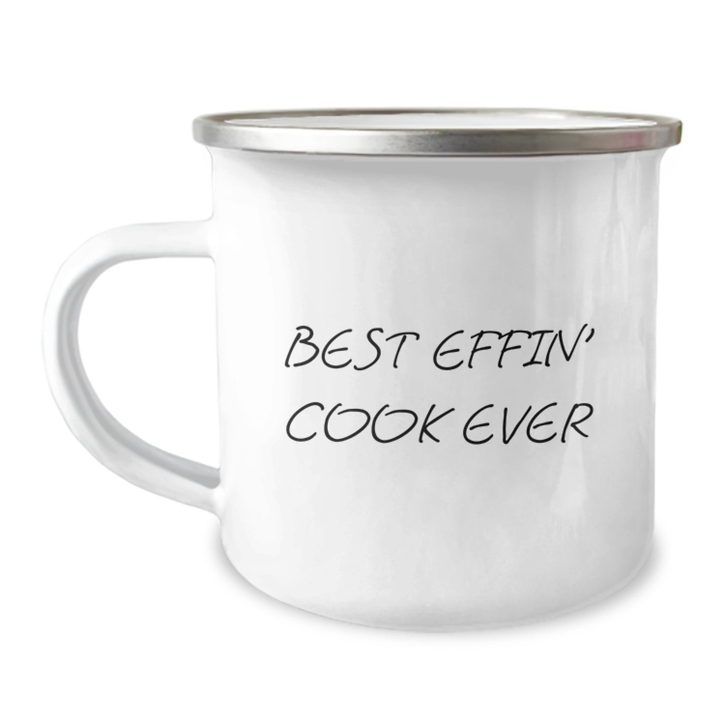 Funny Camping Mug Best Effin' Cook Ever Graduation Gift for Men Funny Cook Quotes - Image 1