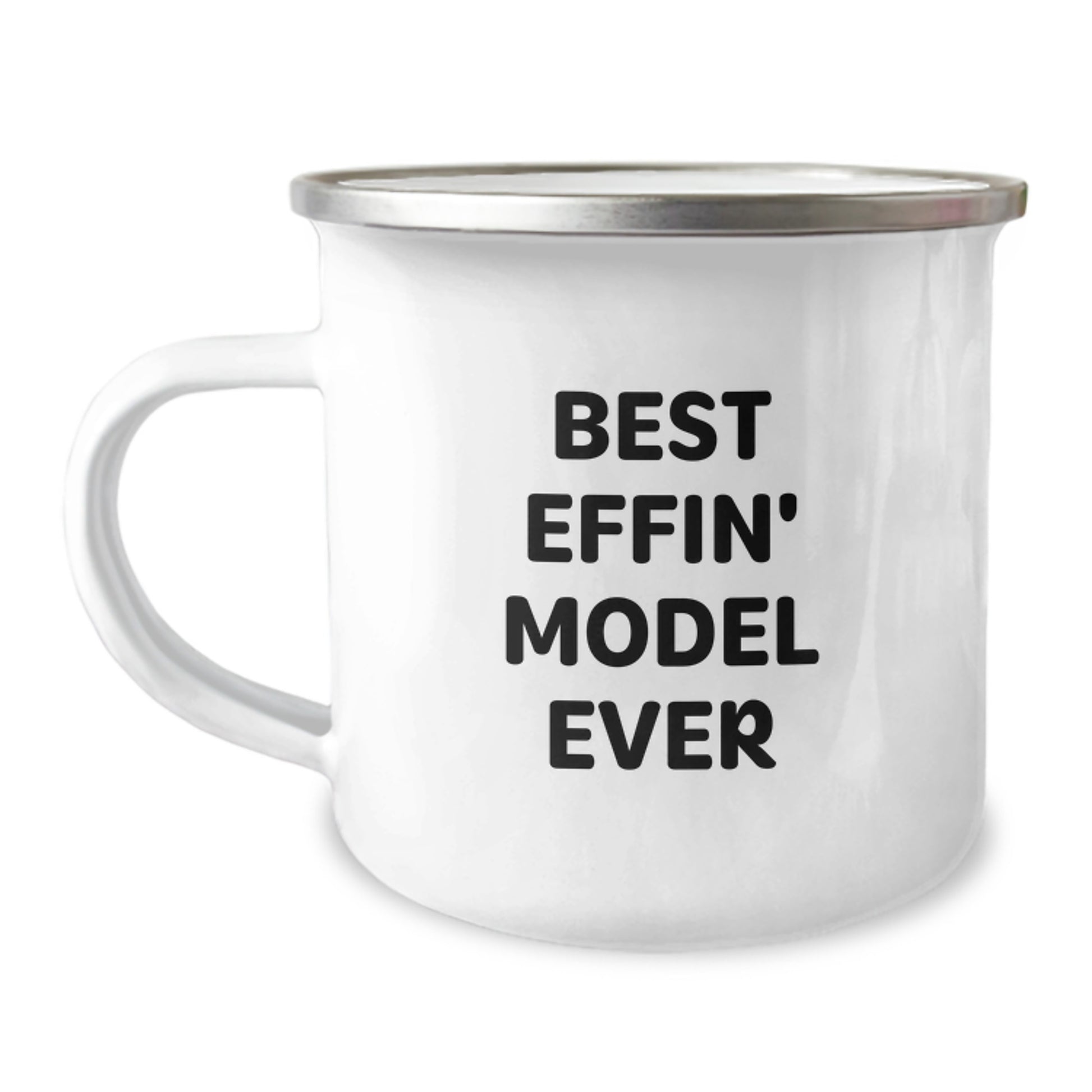 Funny Graduation Gifts for Model Lovers - Best Effin' Model Ever Model Camping Mug - Image 1