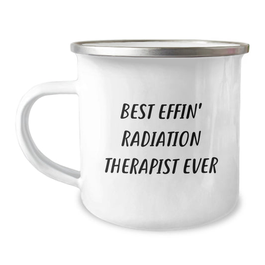 Radiation Therapist Camping Mug – Birthday Gift for Her - Image 1