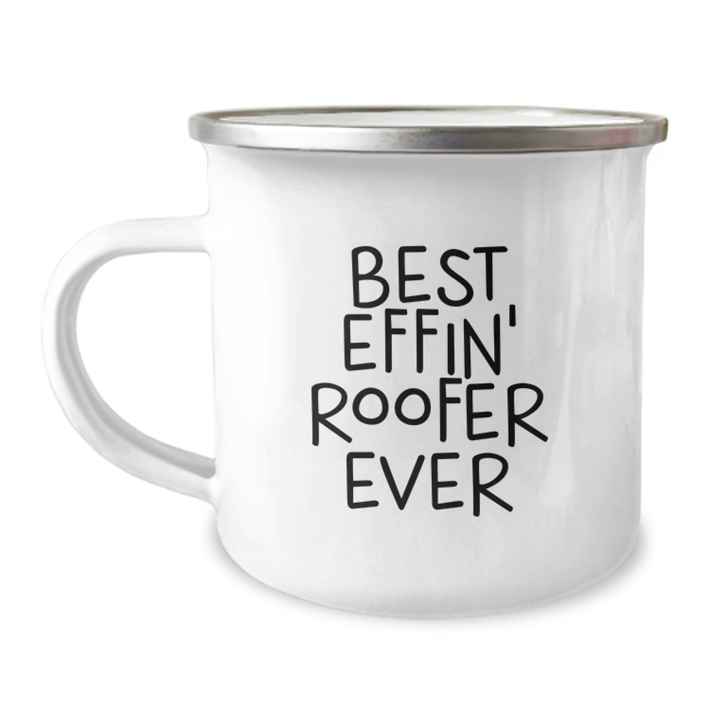 Funny Roofer Gifts from Friends to Best Effin' Roofer Ever Lovers - Unique Camping Mug for Christmas - Image 1
