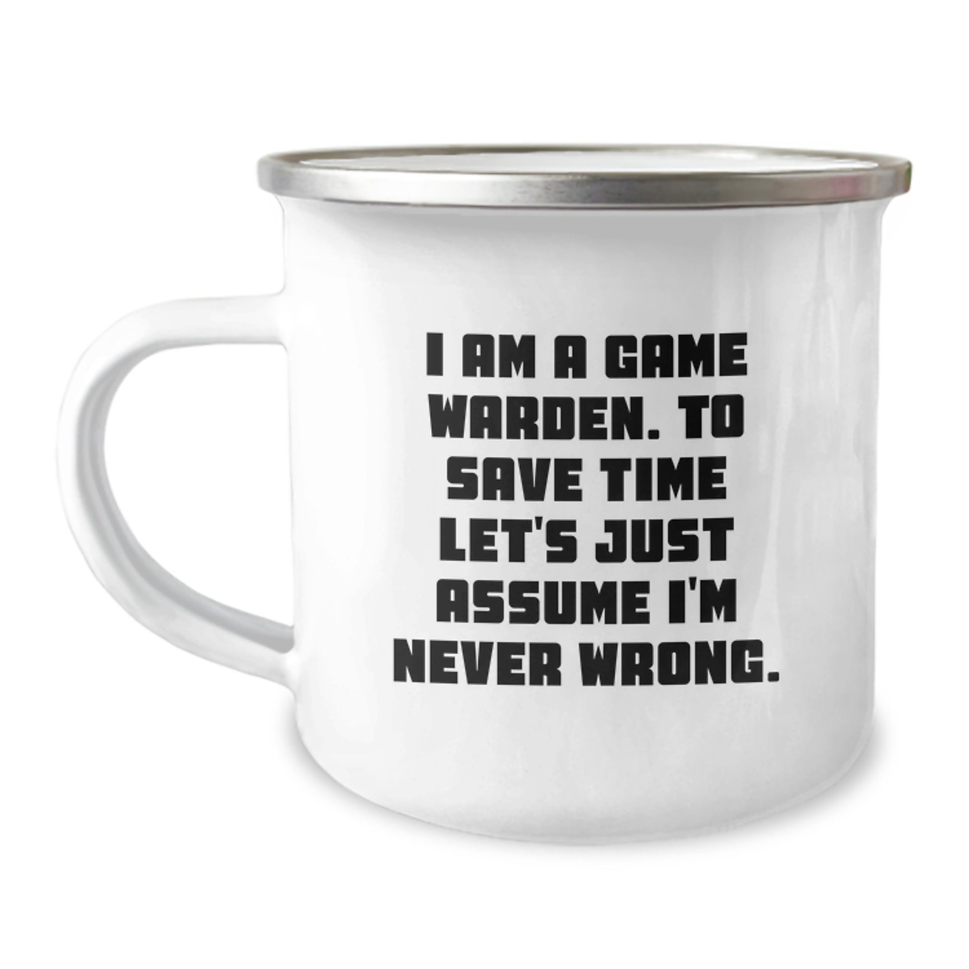 Game Warden Keepsake Camping Mug for Him Birthday Gift - Image 1