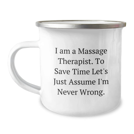 Funny Massage Therapist Camping Mugs Gifts from Friends for Graduation Unique - Image 1