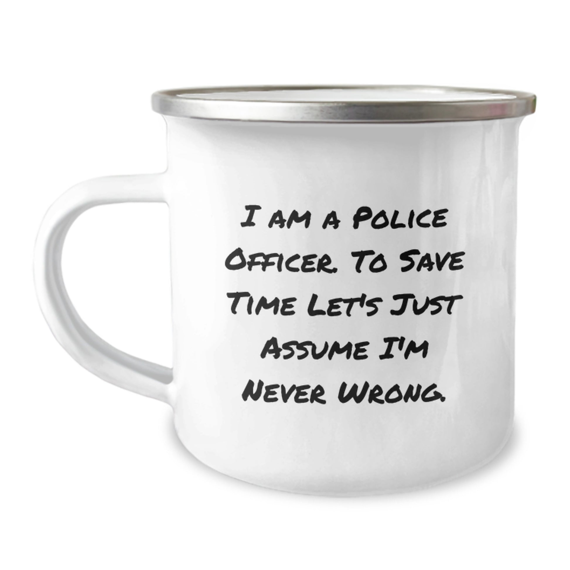 Funny Police Officer Gifts from Men to Police Officer for Camping Mug Graduation Unique - Image 1