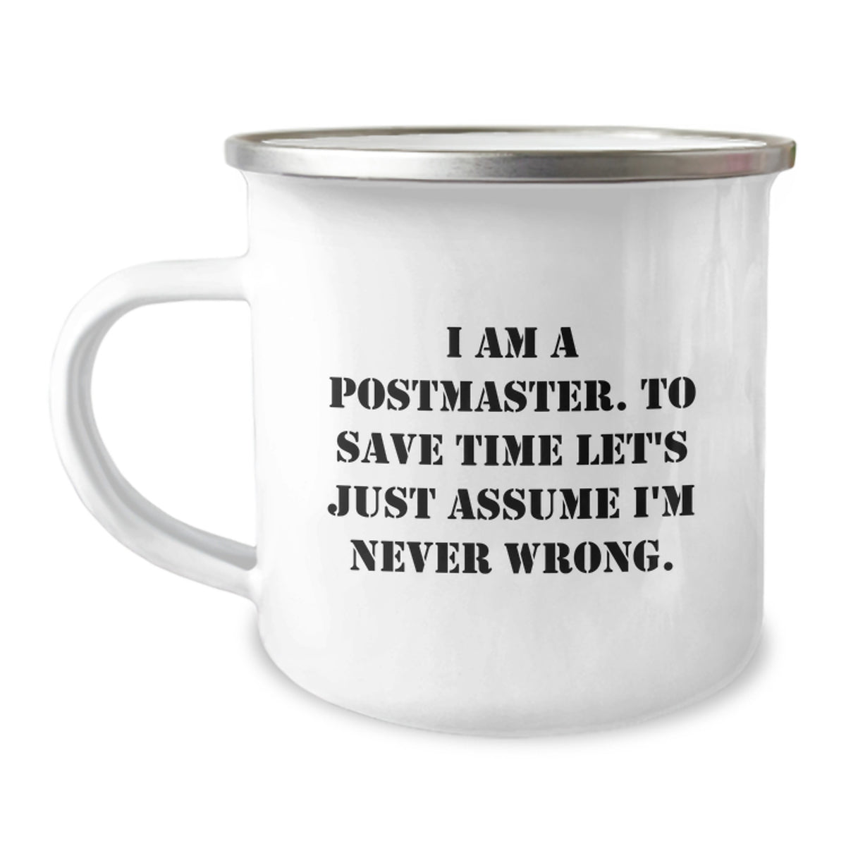 Postmaster Camping Mug Gift for Him - A Humorous Keepsake Present - Image 1