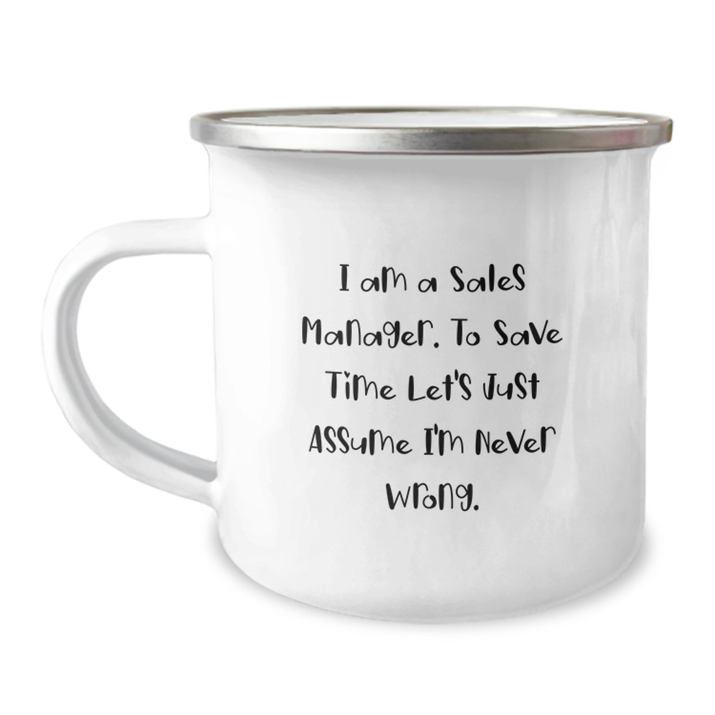 Sales Manager Keepsake Premium Durable Camping Mug for Him Birthday Gift - Image 1