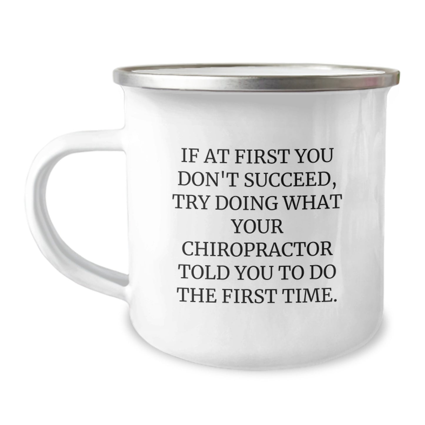 Chiropractor Keepsake Premium Camping Mug for Him Birthday Gift - Image 1