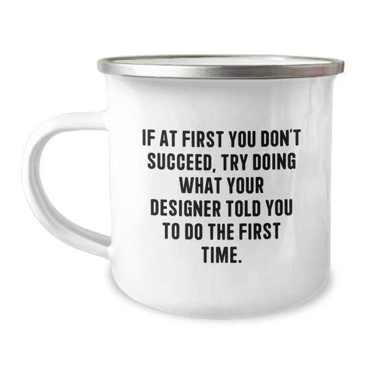 Designer Keepsake Camping Mug for Him Birthday Surprise Gift Premium - Image 1