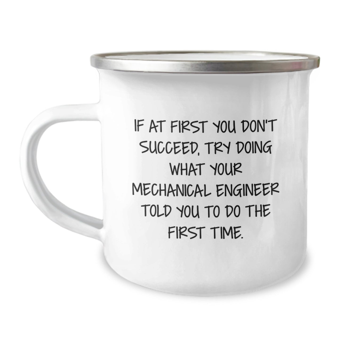 Mechanical Engineer Keepsake Camping Mug Stainless Steel Birthday Gift - Image 1