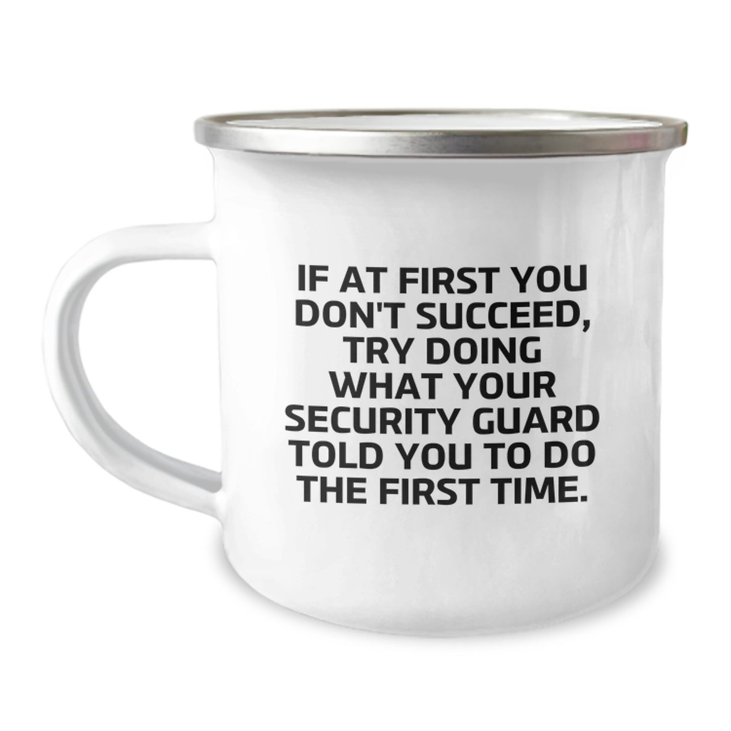Security Guard Keepsake Premium Camping Mug Surprise Birthday Gift - Image 1