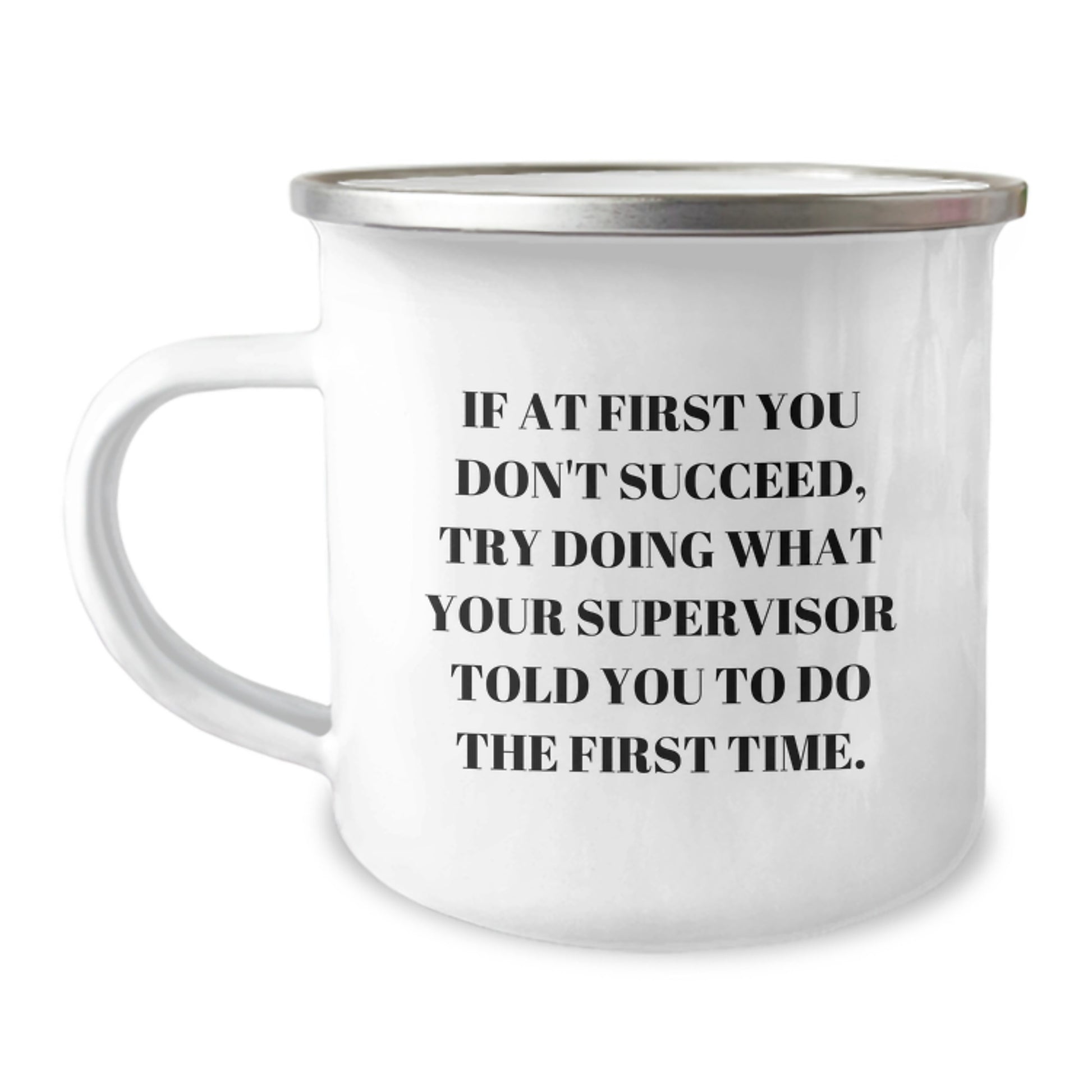 Funny Supervisor Camping Mug Gifts from Friends or Family for Valentine's Unique Ideas - Image 1
