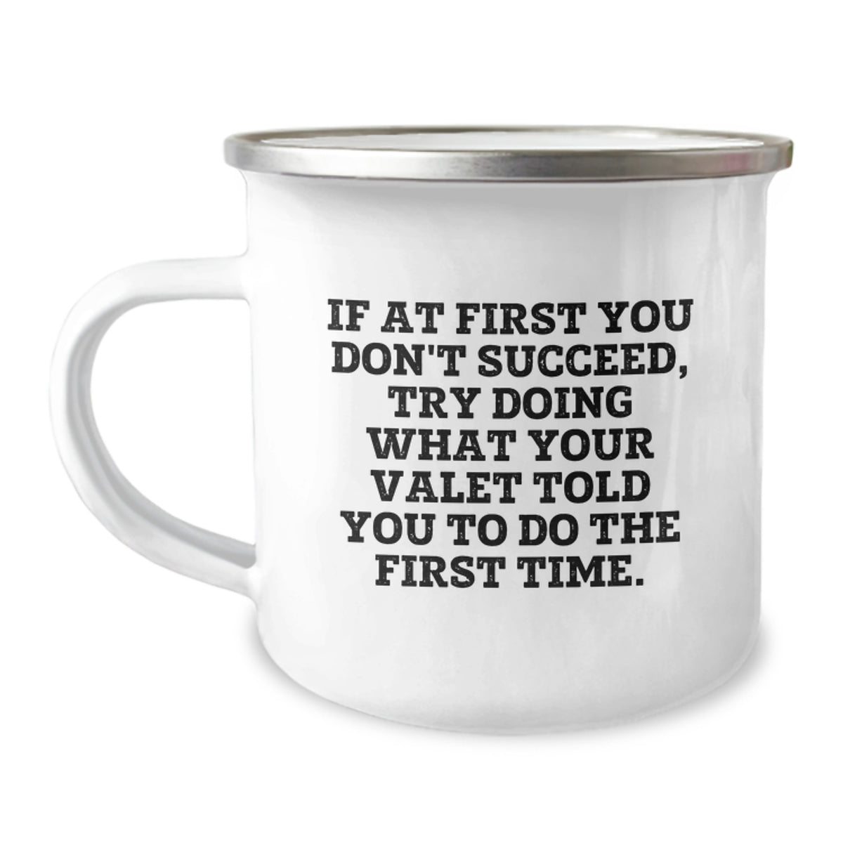 Birthday Gift Valet Camping Mug for Her Present Keepsake With Enamel - Image 1