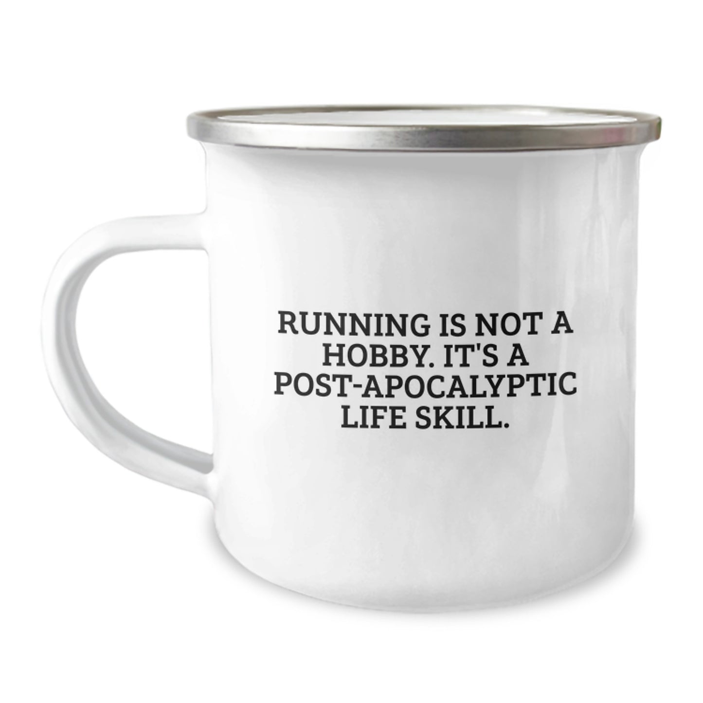 Running Keepsake Camping Mug for Him Birthday Gift – Durable Stainless - Image 1